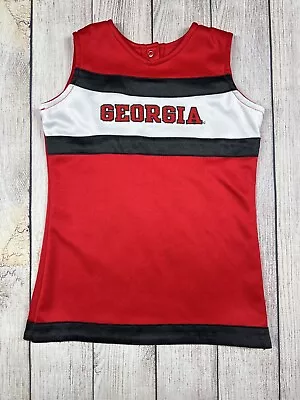 UGA Georgia Bulldogs Cheerleading Dress Toddler 3T Russell One Piece • $19.99