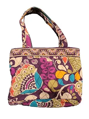 Vera Bradley Plum Crazy Petite Tote • $5