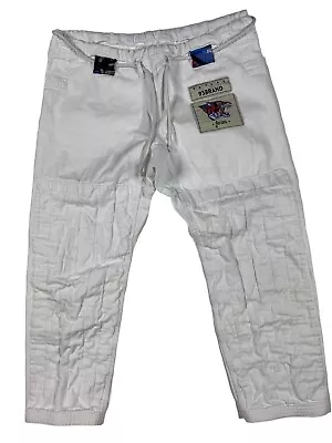 93 Brand Pants Adult A3L Gi Kimono Bottoms Pockets MMA Jiu Jitsu White Tiger • $45