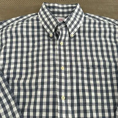 Brooks Brothers 346 Original Polo Shirt Men's Large Long Sleeve Button Pocket • $18.95