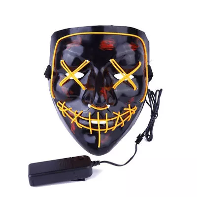 $6.67 • Buy V For Vendetta LED Mask Anonymous Guy Fawkes Costume Cosplay Props