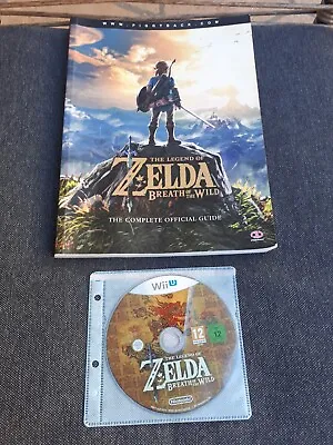 Nintendo Wii U Zelda Breath Of The Wild Game Disc (only) & Strategy Guide AUS • $59