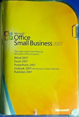 Microsoft Office Small Business 2007  • $67