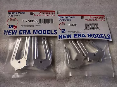 T-maxx E-maxx New Era Silver Aluminum Bumper Mounts Front Rear Flm Cnc Hcr Ue Ga • $50