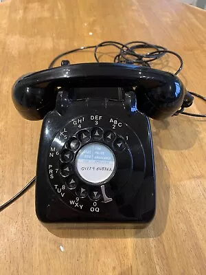 Vintage Retro GPO 706L Dial Telephone UNTESTED • £15