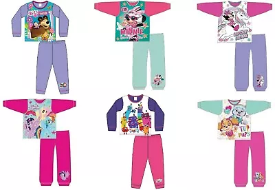 Girls Character Minnie Paw Patrol My Little Pony Numberblocks Masha Pyjamas Pjs  • £6.95