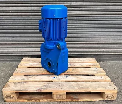 11kW 3-Phase Electric Motor 100RPM Gearbox Gear Hollow Reducer 100RPM 60mm Bore • £895