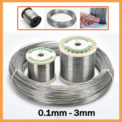 £2.03 • Buy 304 Stainless Steel Wire Φ0.1-3mm Single Soft/Hard Wire Making Jewellery Durable