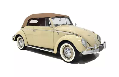 Fits VW Volkswagen Beetle 1973-1979 Convertible Soft Top TAN Vinyl • $224.10