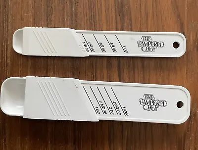 Pampered Chef Set Of Two Adjustable Measuring Spoons • $5