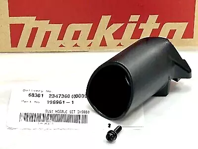 GENUINE MAKITA 196961-1 Plastic Dust Nozzle Piece For DHS680 XSH03 Bag Extractor • £8