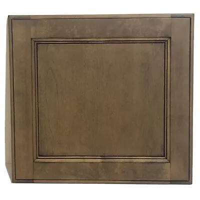 14.87x13.90 Mocha Swirl FINISHED MAPLE KITCHEN CABINET DOOR Condition Is New. • £48.66