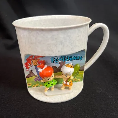 Vintage 1995 Flinstones Rinse Cup Bathroom Bam Bam Pebbles • $15