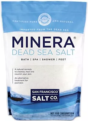 Minera Dead Sea Salt - 2 Lb. Bag Fine Grain • $16.32