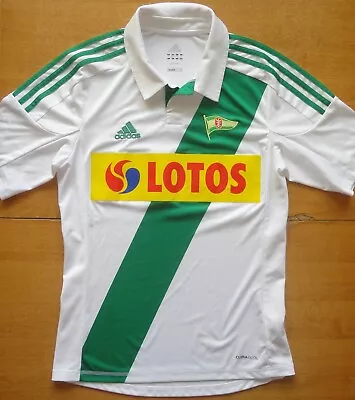 2012/13 Lechia Gdansk Poland Adidas Size S Football Shirt Jersey • £19.99