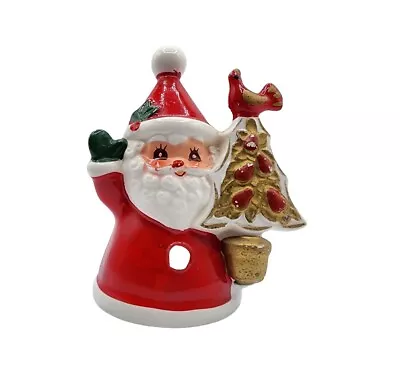 Vintage Napco Japan Santa Claus Bell With Christmas Tree Napcoware Figure 4  MCM • $17.99