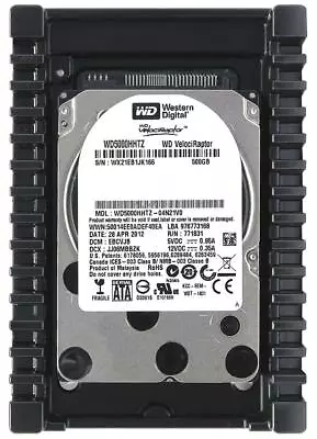 Western Digital VelociRaptor 500GB 10000U/Min 64MB SATA III WD5000HHTZ 2.5     • $174.17