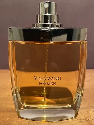 VERA WANG FOR MEN 3.4 OZ / 100 ML Eau De Toilette Spray RARE See Photos NTWOB • $124.95