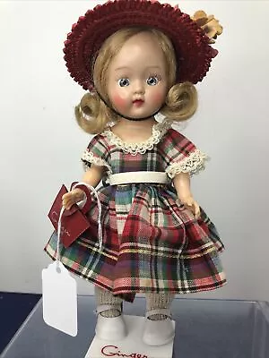 8” Vintage Cosmopolitan Ginger Doll All Original Blonde Plaid Dress Tagged #A • $89.95