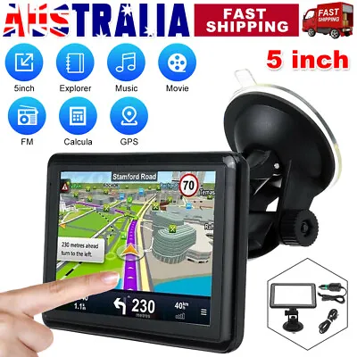 $44.85 • Buy 5  4GB GPS Navigator Car Auto Truck Navigation With Reverse Camera & Bluetooth