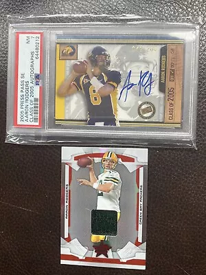 2005 Press Pass SE AARON RODGERS ROOKIE AUTO /200 RC PSA 7 Class Of Autographs • $425