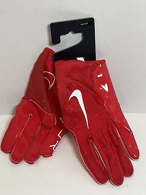 Nike Vapor Jet 7.0 Football Gloves Red White Men's Size Small New With Tags • $34.95