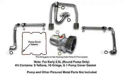 03 - 04 Powerstroke Diesel HPOP High Pressure Oil Branch Tube Seal Kit Oring  • $76.95