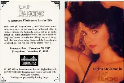 £6.92 • Buy Lorissa McComas - Lap Dancing The Movie Promo - Limited To 300 Cards
