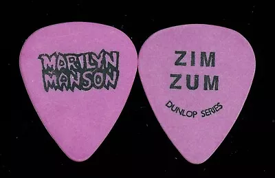 Vintage Marilyn Manson Zim Zum Purple Dunlop Guitar Pick - 1997 Tour • $29.99