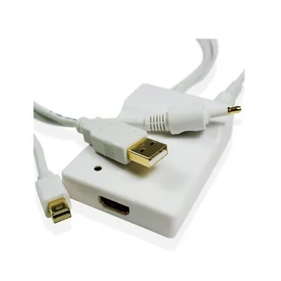 Mini DisplayPort To HDMI Adapter Mini DP+USB+Toslink Audio To HDMI Cable For Mac • $15.99