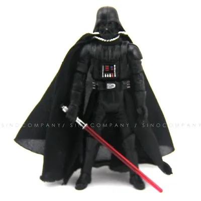 Star Wars Darth Vader 2005 Revenge Of The Sith ROTS 3.75  Figure Lightsaber Toy • £3.48