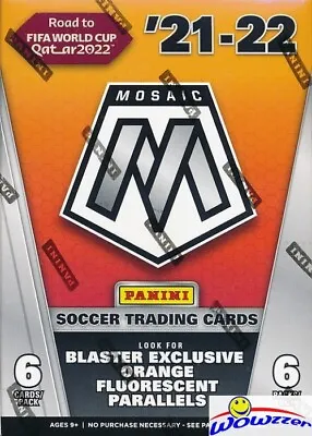 2021/22 Panini Mosaic Road To FIFA World Cup Soccer EXCLUSIVE Sealed Blaster Box • $19.95