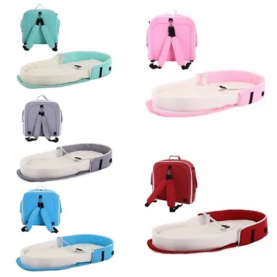 Foldbale Baby Newborn Nest Bed Portable Bassinet Crib Backpack Travel/Sleep Bags • $19.15