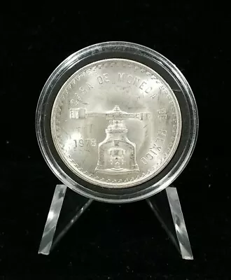 1978 One Peso Mexico Una Onza Troy De Plata Pura .925 Fine #0356 • $33