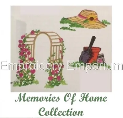 Memories Of Home Collection - Machine Embroidery Designs On Usb 4x4 • £16.95