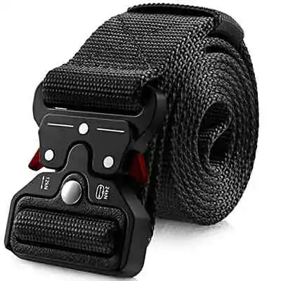 Tactical Belts For Men Military Style Work Hiking Gun Belt With Quick Release. • $6.99
