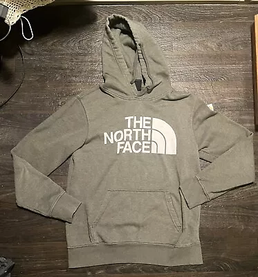The North Face Men's Small Half Dome Pullover Hoodie - Grey/ Green • $18