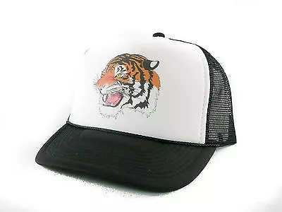 Tiger Trucker Hat Mesh Hat Snapback Hat Black New Unworn • $18.94