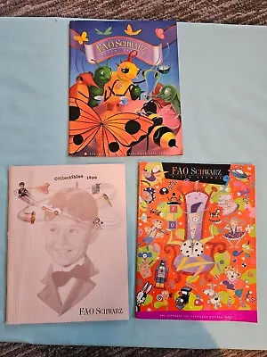 Vintage FAO Schwarz Catalogs Fall 1994 Holiday 1994 & Collectibles 1996 • $4.75