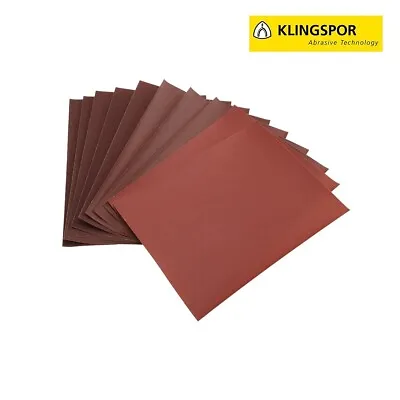 £21.98 • Buy Sandpaper Sanding Sheets Klingspor PL28C Wood Metal Mixed You Choose Grit 40-240
