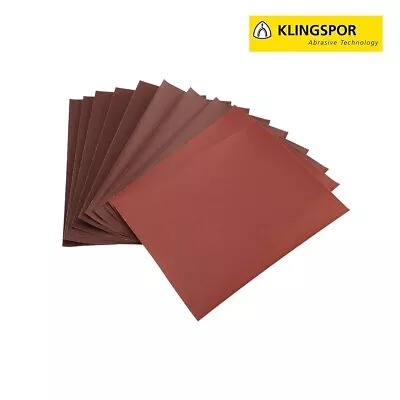 Sandpaper Sanding Sheets Klingspor PL28C Wood Metal Mixed You Choose Grit 40-240 • £8.99