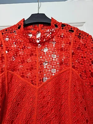 Michelle Keegan Orange Dress Size 16 For Any Occasion - Wedding Celebration • £15