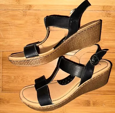 BOC Born Of Concept Strappy Sandals Women’s Black C60903 CCAL13 • $14.40