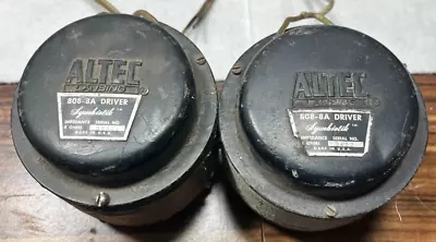 Vintage Altec Lansing 8 Ohm 808-8A Compression Drivers • $202.50