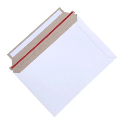 100 XEnvelope 160mm X 240mm 300gsm C5 White Envelope Tough Replacement Cardboard • $29.95