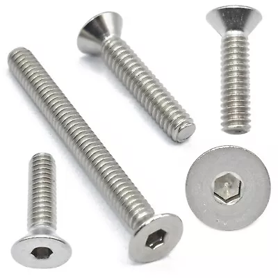 £5.29 • Buy M3 3mm A2 STAINLESS STEEL METRIC COUNTERSUNK CSK SOCKET HEAD ALLEN BOLT SCREWS