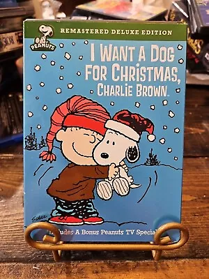 I Want A Dog For Christmas Charlie Brown (DVD 2003) • $5.99