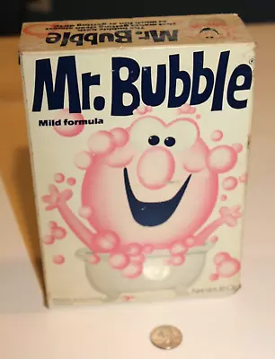 VTG SEALED Mr Bubble Bubble Bath 10 Oz Box Unopened NOS Display 1970s 1980s NIP • $24.99