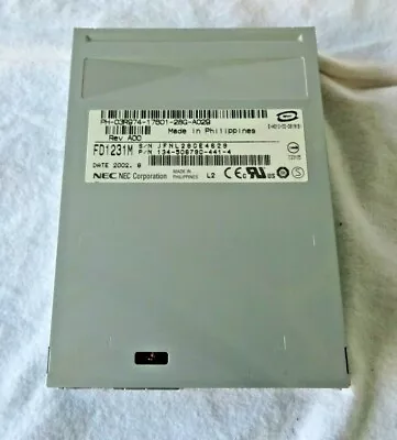 $12.95 • Buy NEC Internal 3.5  Floppy Drive FD1231M Black Door Pulled Out Of A Dell Computer