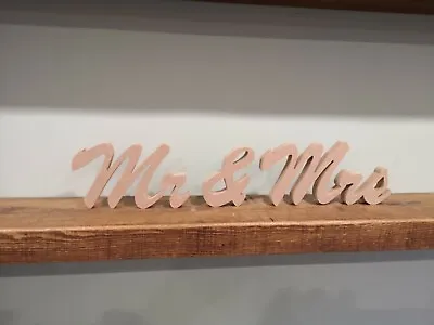 £4.95 • Buy Wooden Letters 10cm (4 ) Mr & Mrs Or Mr & Mr Or Mrs & Mrs Wedding Letters